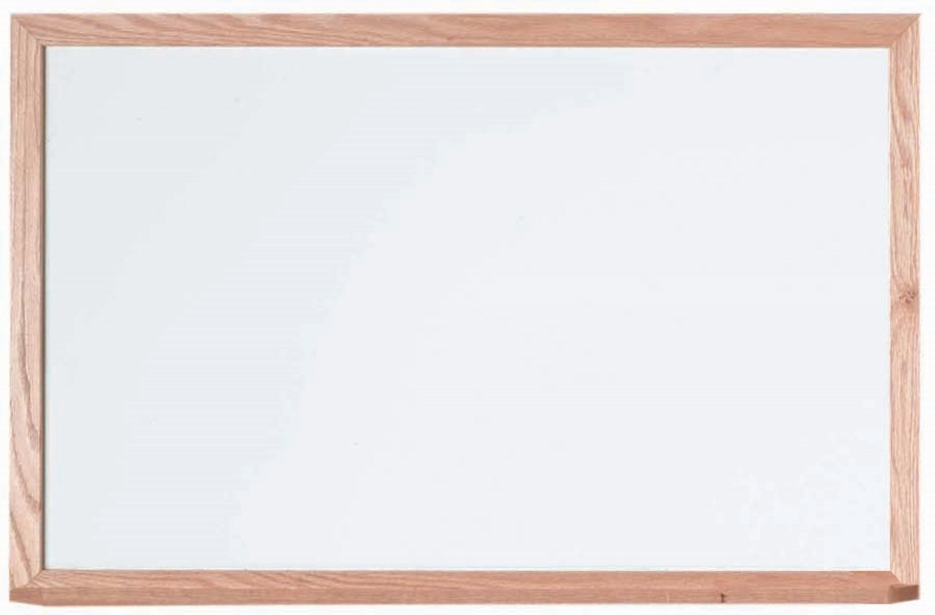 Tableau blanc magnétique effaçable à sec en porcelaine avec cadre en  aluminium Viztex, 36 po x 24 po
