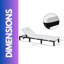 195cm Long Reclining Single Chaise with Cushions