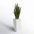 Emele 48'' Faux Succulent in Stone Planter