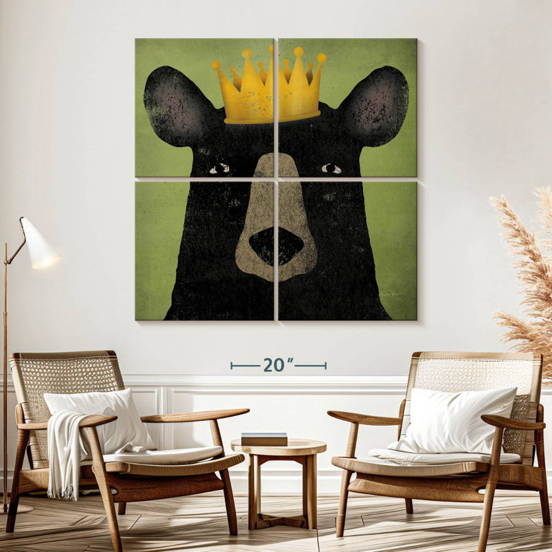 Brampt The Black Bear With Crown
