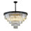 12 Light Crystal Chandelier, Modern Contemporary 5 Tier Hanging Chandelier for Dining Room Living Room Bedroom