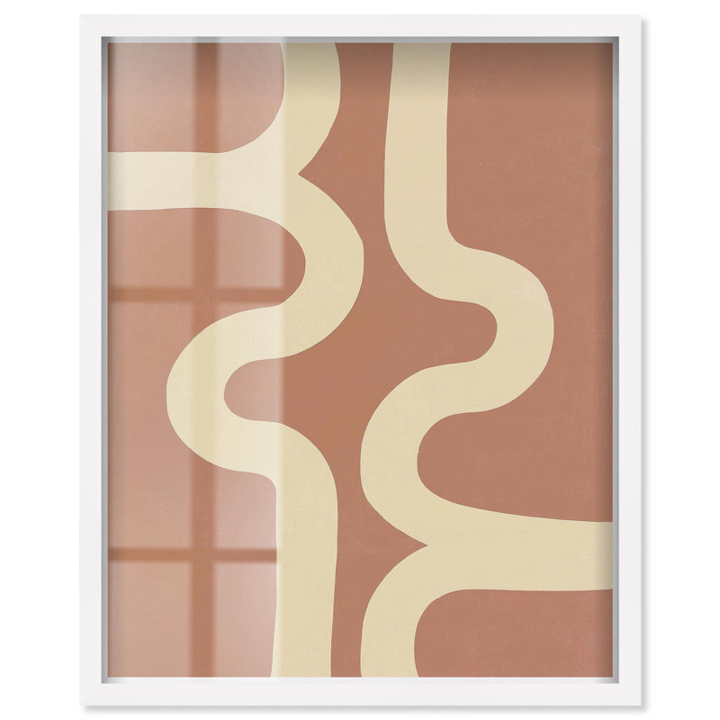 Reproduction d'art de boîte de nuit Steady Flow II par Art Remedy, H 46 po x l 37 po, White