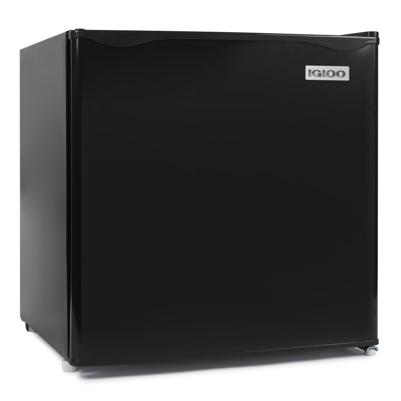 Igloo 1.6 Cu. Ft. Single Door Refrigerator with Freezer, Black