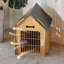Niche pour chien en bois-1374085658