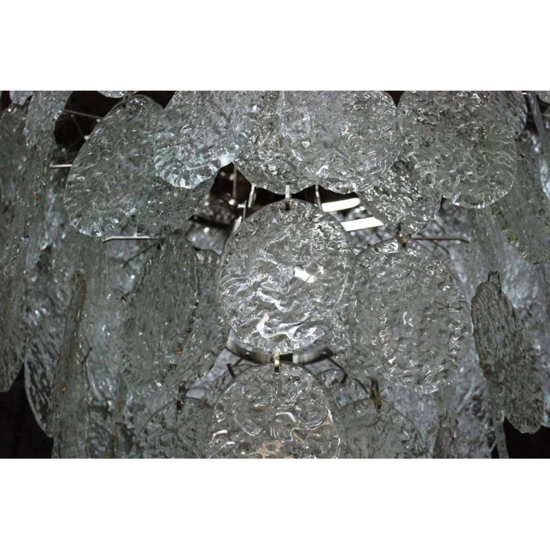 Lustre 28 lumières Venetian, Feuille d'or, H 22 po x l 22 po x P 22 po, Feuille d'or