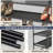 Set of 2 Modular 7 Tier Stackable Shoe Storage Rack, Expandable Metal Frame Entryway Shoe Organizer