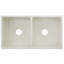 Vineyard 33" L x 18" W Double Basin Farmhouse Kitchen Sink-21995947
