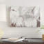 «Silver Floral», reproduction sur toile-74384173-74384170-74384171