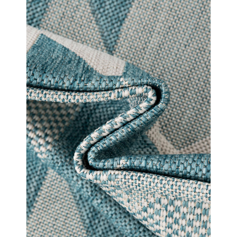Blox Hower Indoor/Outdoor Area Rug, Runner 2' x 8'
