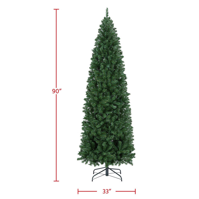 Arbre de Noël artificiel pré-éclairé, 7.5'