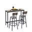 Ensemble de table de bar avec 2 tabourets de bar, confortable et élégant pour votre maison ou votre bureau.
