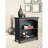 29" H x 29.5" W Wood 2 Tier Bookcase with 2 Arched Support, Storage and Display Bookshelf for Home Office and Living Room, Black-83571172-101528707