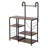 Alviso 35.4 in. W Steel Standard Baker's Rack with Microwave Compatibility with Wine Bottle Storage