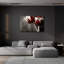 Epic Art «Red Tulips On Grey 01» par Tom Quartermai «Red Tulips On Grey 01» par Tom Quartermaine-101683470