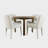 Akakios 4 - Person Solid Wood Solid Wood Top Four Leg Dining Set-98303382