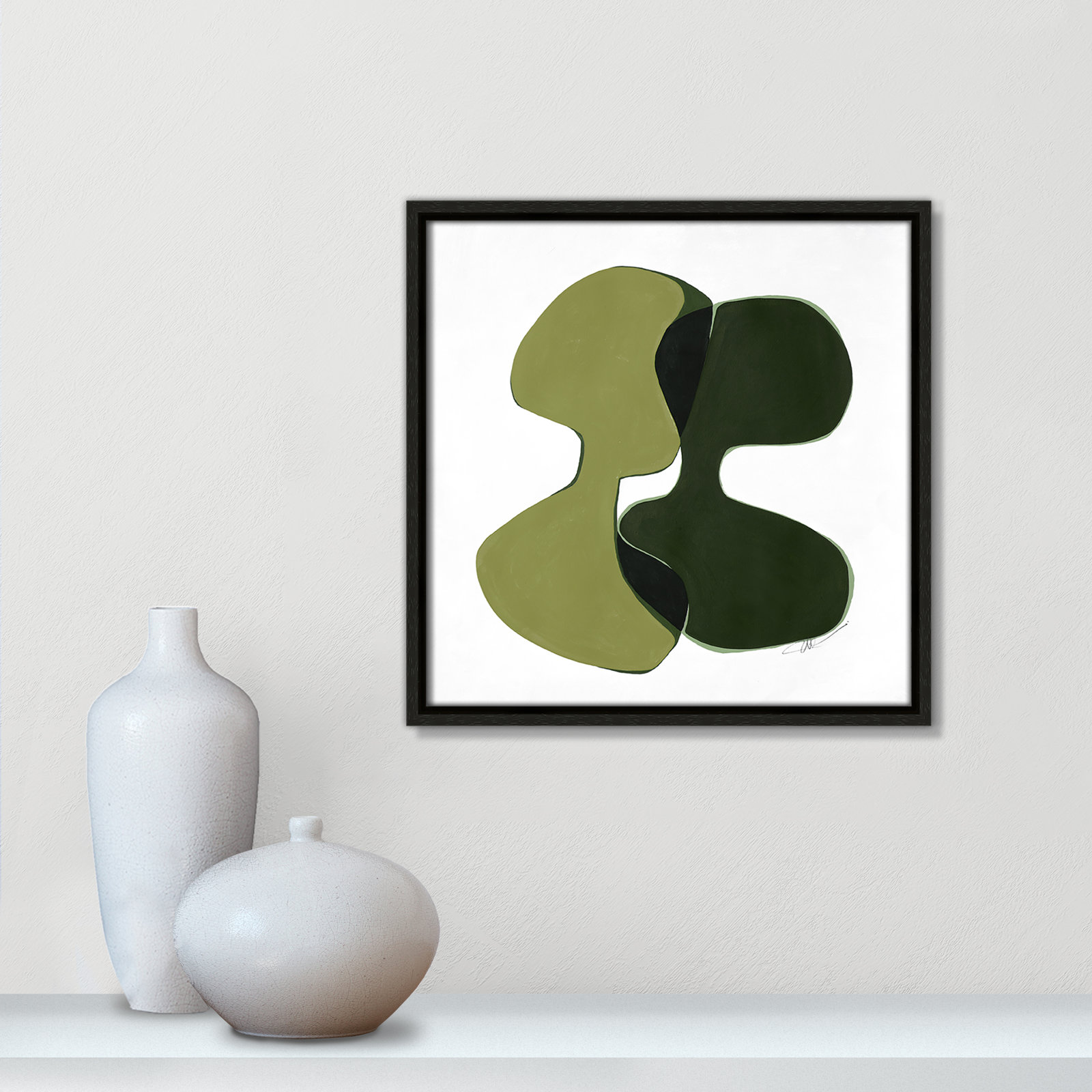 Unity I Print by , Espresso, 13.5" H x 13.5" W