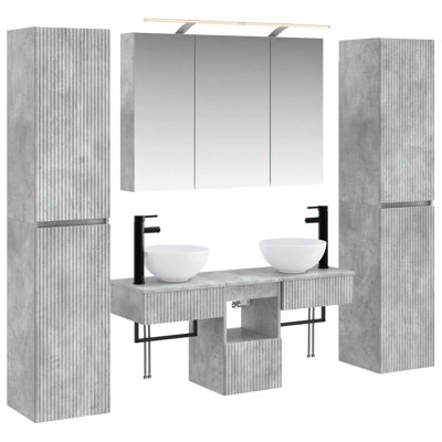 Vanity & Mirror Set