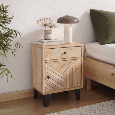 Table de chevet en bois massif