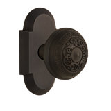 Cottage Plate with Egg & Dart Door Knob