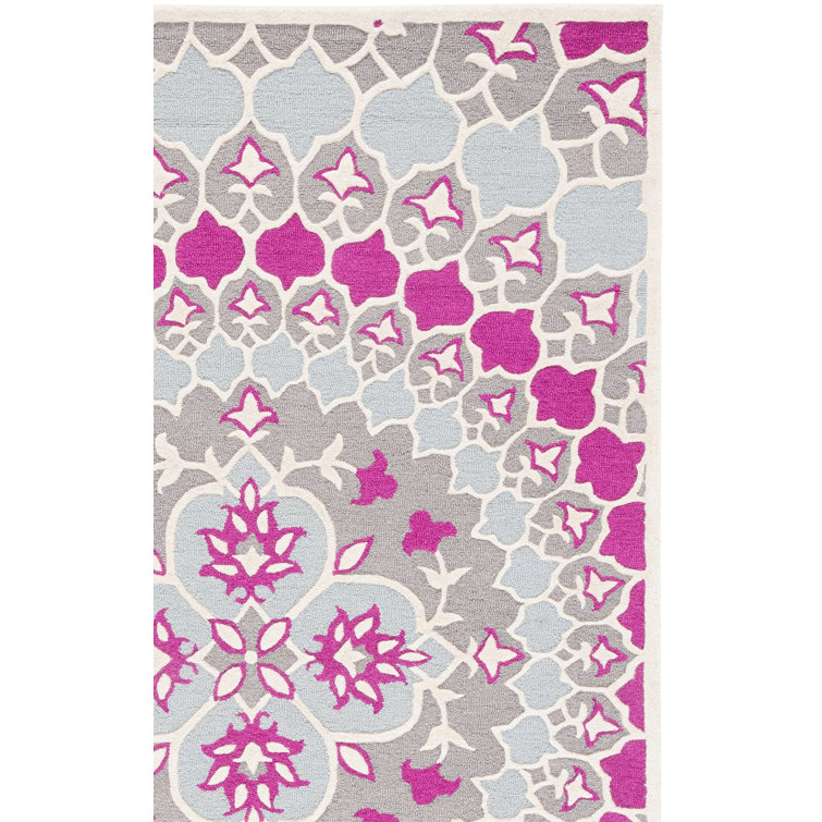 Miu Hand Tufted Wool Floral Rug