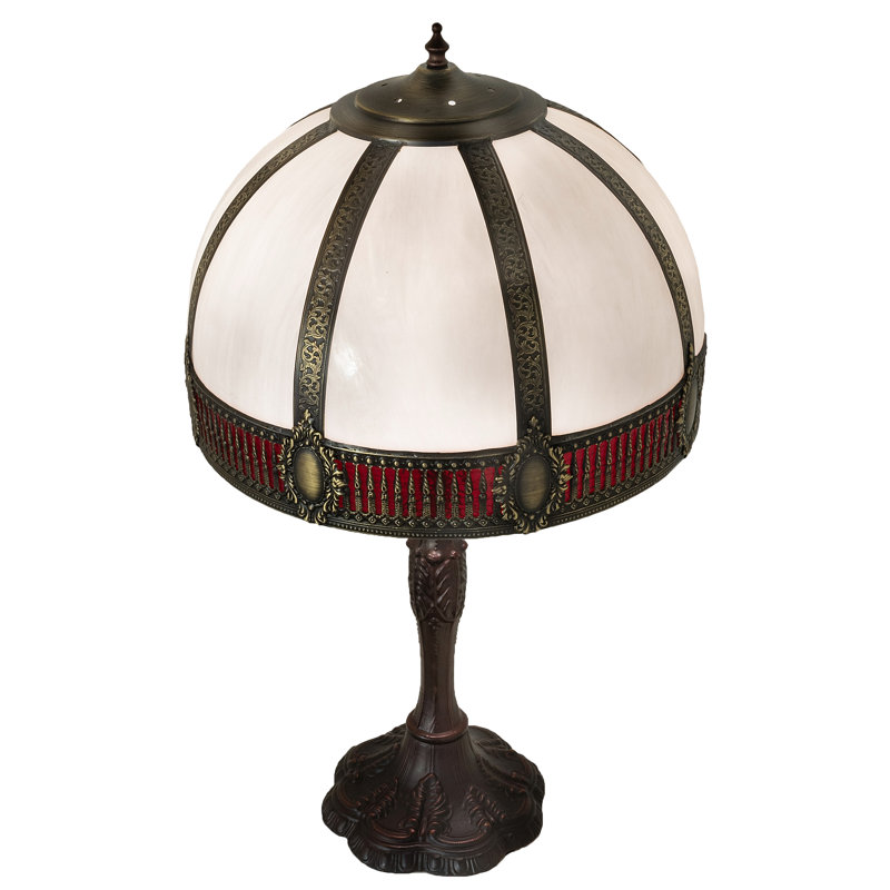 Meyda Tiffany & Stained Glass Metal Table Lamp