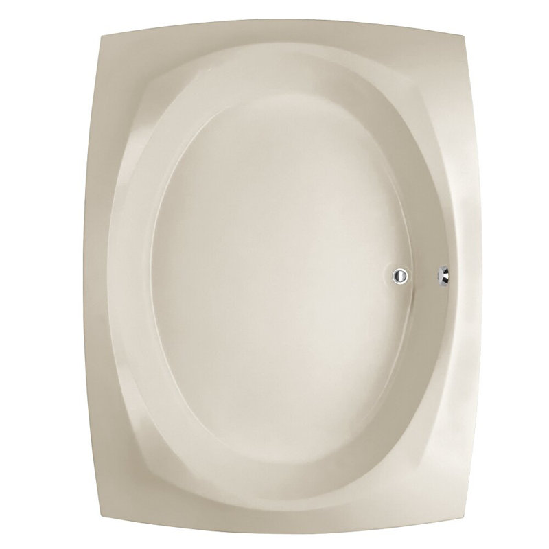 Baignoire à air chute 82" x 64" Designer, It, Nickel poli