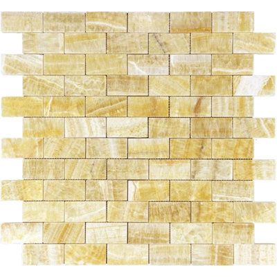 2 in. x 4 in. Polished Stone Tile