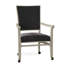 Selby Upholstered King Louis Back Arm Chair-697915189-697870048