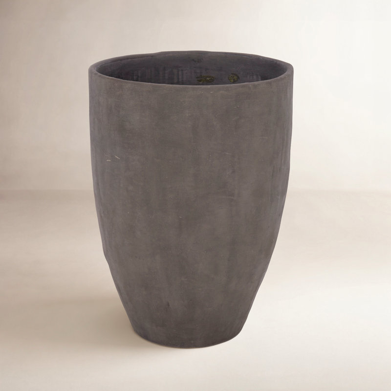 Mercado Large Pedestal Planter, Brown