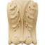 Bloc d'acanthe avec plaque corbeau en bois-29831197-29831198