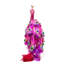 Peacock Ornament Clip - Bright Pink