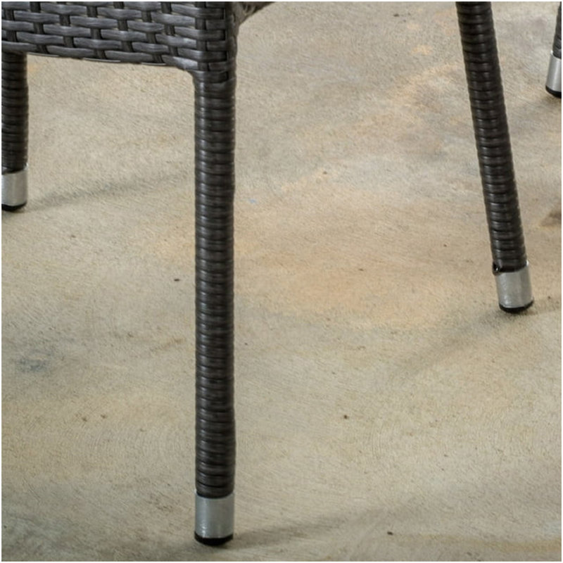Fauteuil empilable en osier PE MIRAGE GREY, 1 pièce