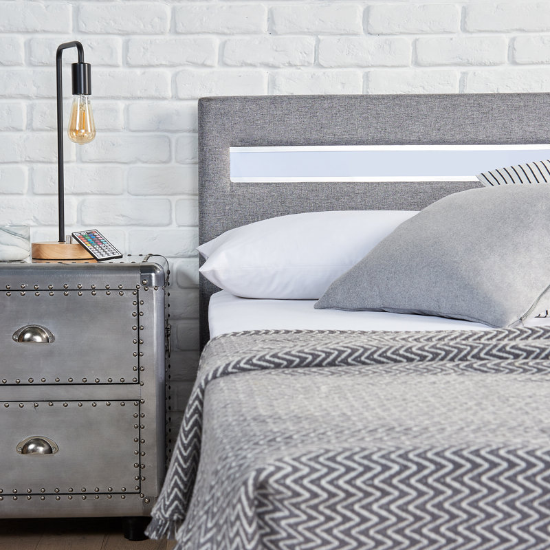 Ursine Upholstered Bed, Small Double (4')