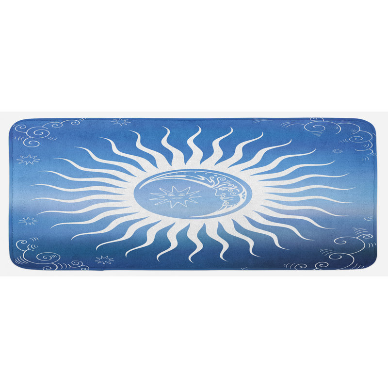 Tapis de cuisine Crescent Moon and Sun