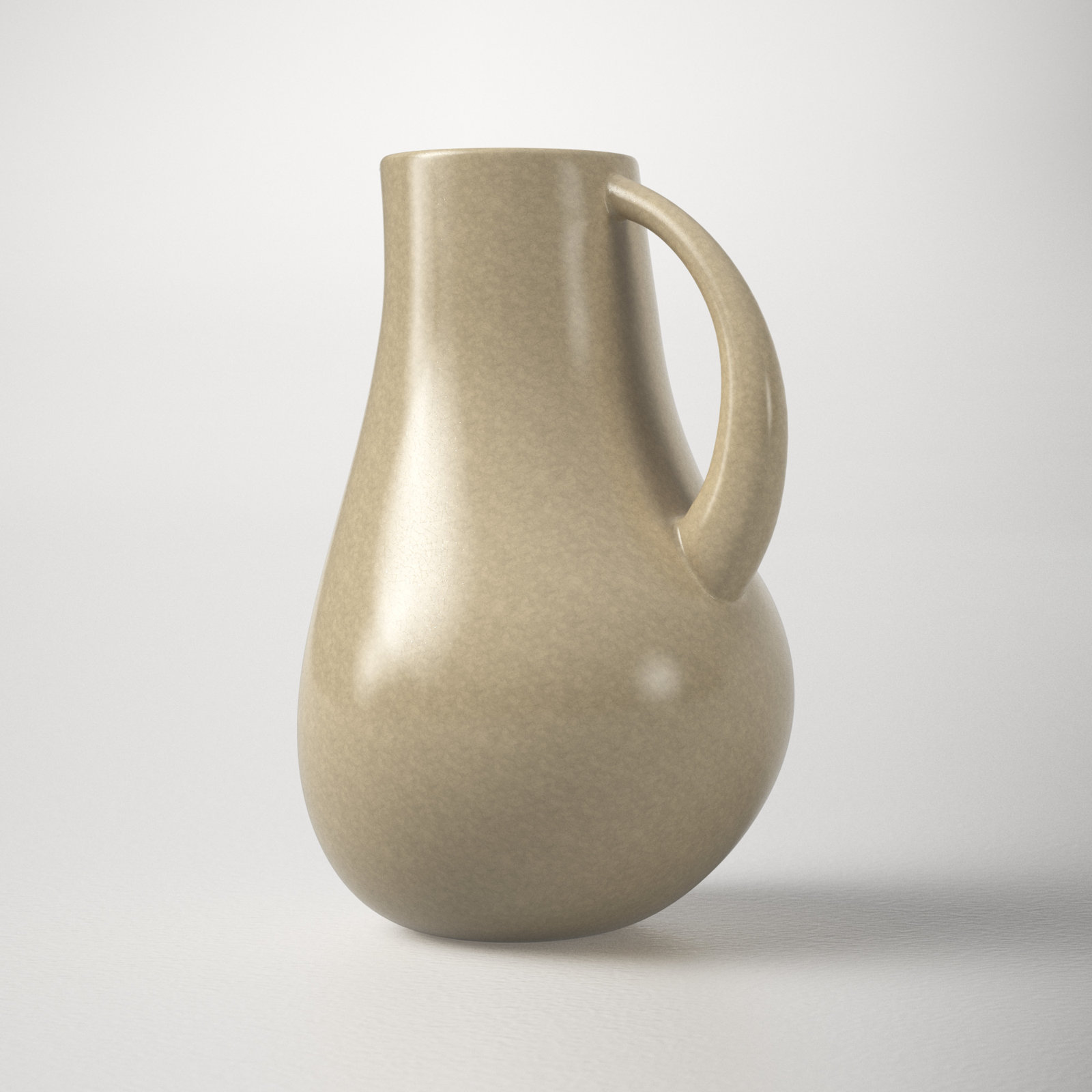 Borgen Stoneware Pitcher, Desert