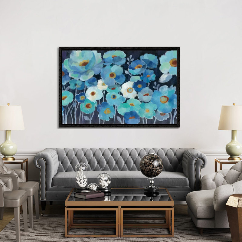 Silvia Vassileva - Print on Canvas, 152.5 cm H x 101.5 cm W, Black Floater Framed