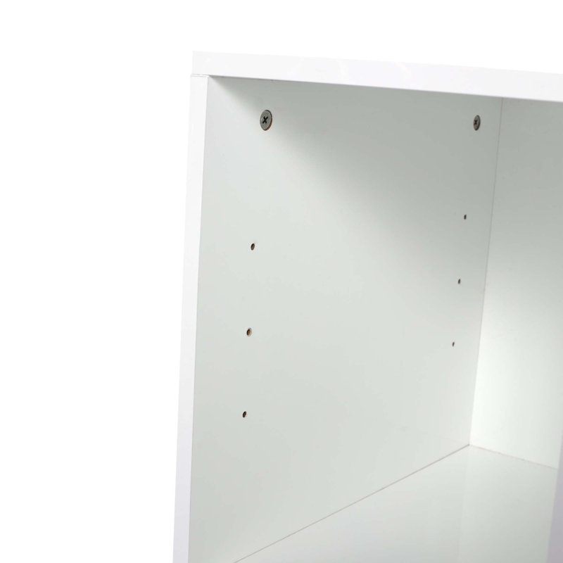 Meuble-lavabo mural avec lavabo et armoire latérale, portes à fermeture douce, armoire combinée