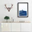 Deer upon the Hill - Picture Frame Painting Print-56852830-56852842