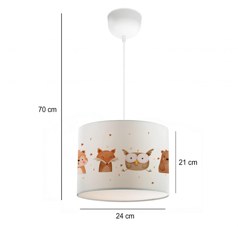 Elegant Fabric Chandelier with E27 Socket, Max 40W, 9.4 in Cap Diameter x 8.3 in Cap Height, Total Height 27.6 in | Perfect for Living Room, Dining Room, & Entryway | Soft Lighting & Stylish Design