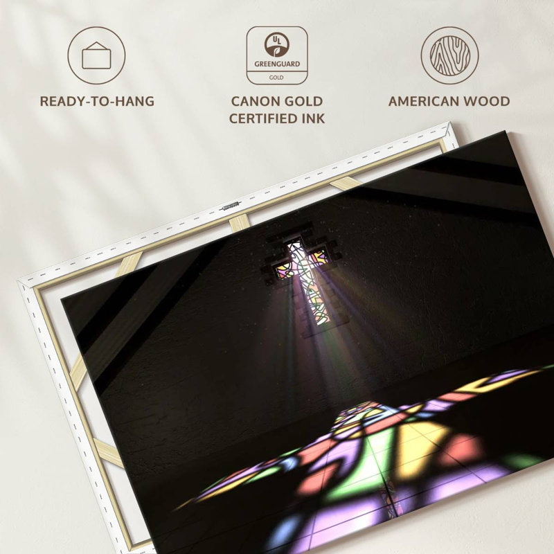 Adella Cross Of Light, 34" H x 51" W