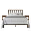 Grand lit plateforme en bois massif Harwich avec 2 tables de chevet-1417805130-1417805128-1417049855