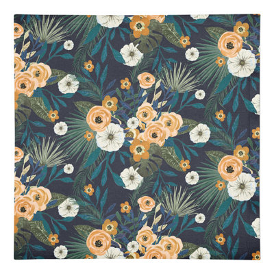 Gannaway Cotton Floral Square Napkin