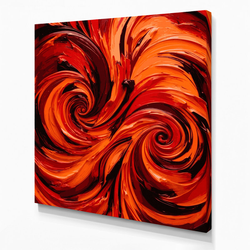 Art mural abstrait sur toile 72, H 12 po x l 12 po
