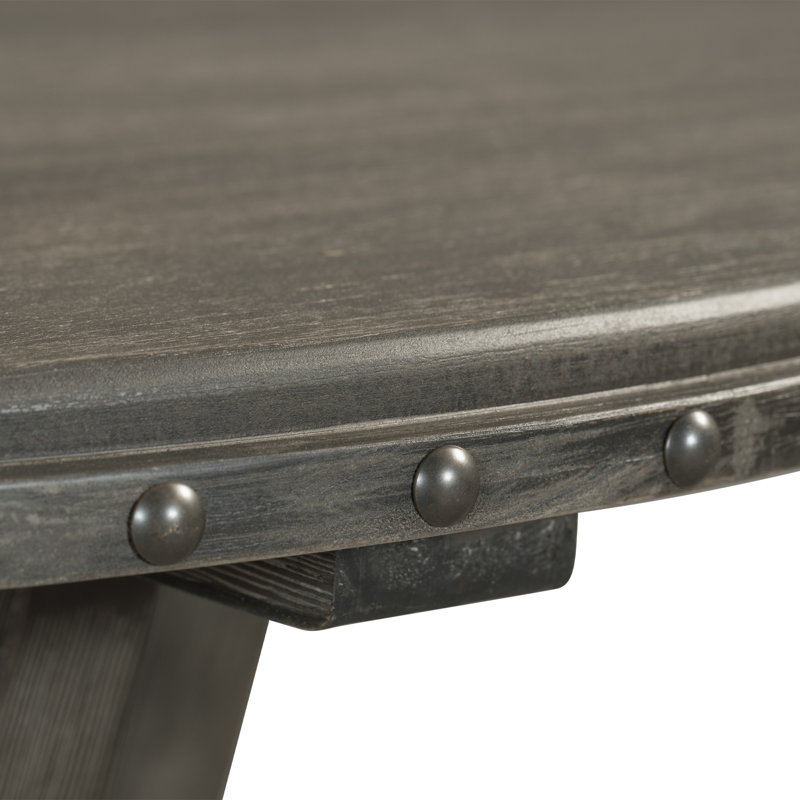 Table basse Giselly, Gris foncé
