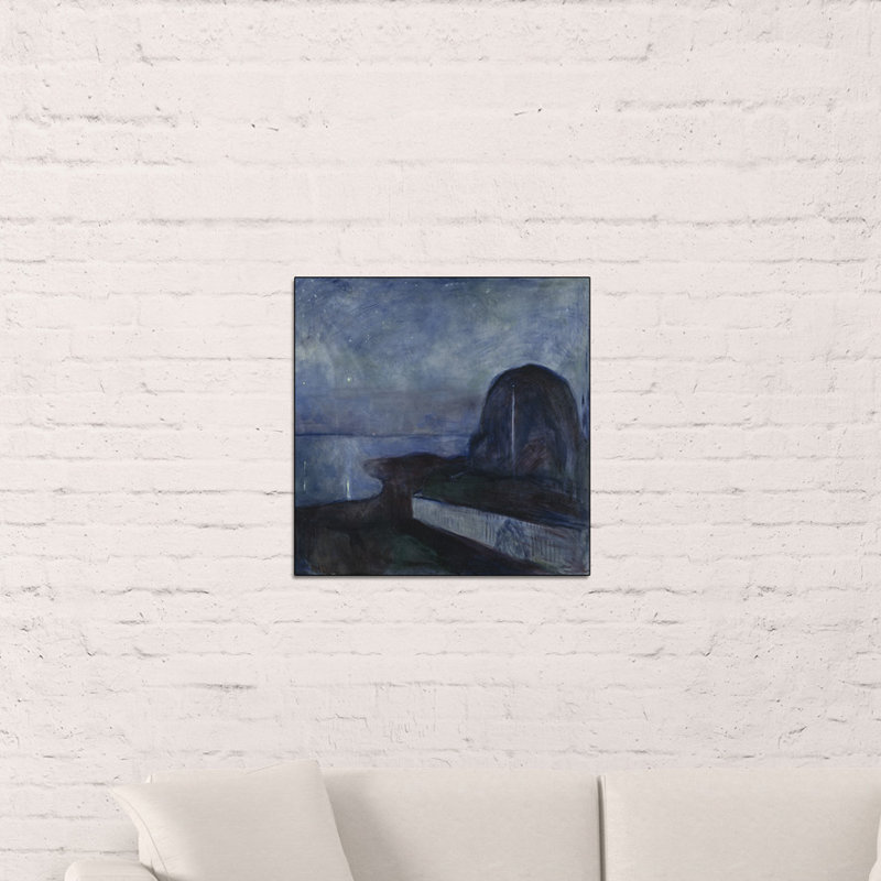 Edvard Munch - Wrapped Canvas Painting, 50cm H x 50cm W x 1.8cm D