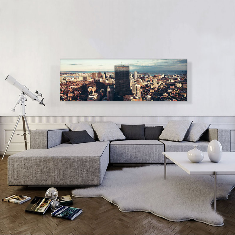 " Montreal Canada Skyline ", 20" H x 60" W x 1.5" D