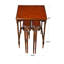 Tables gigognes hautes en acajou