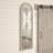 Blasius Arched Wood Framed Mirror with Petal Design