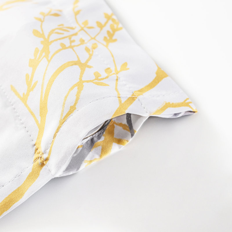Cantonnière sur mesure 52 po Blann, l 52 po x L 14 po, Jaune