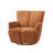 Modern Upholstered 360° Swivel Barrel Accent Armchair-486239309